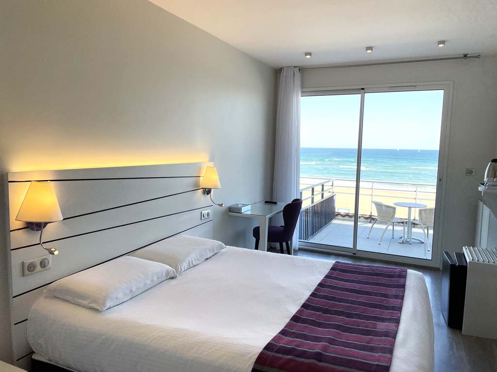 chambre vue mer hotel hendaye proche espagne